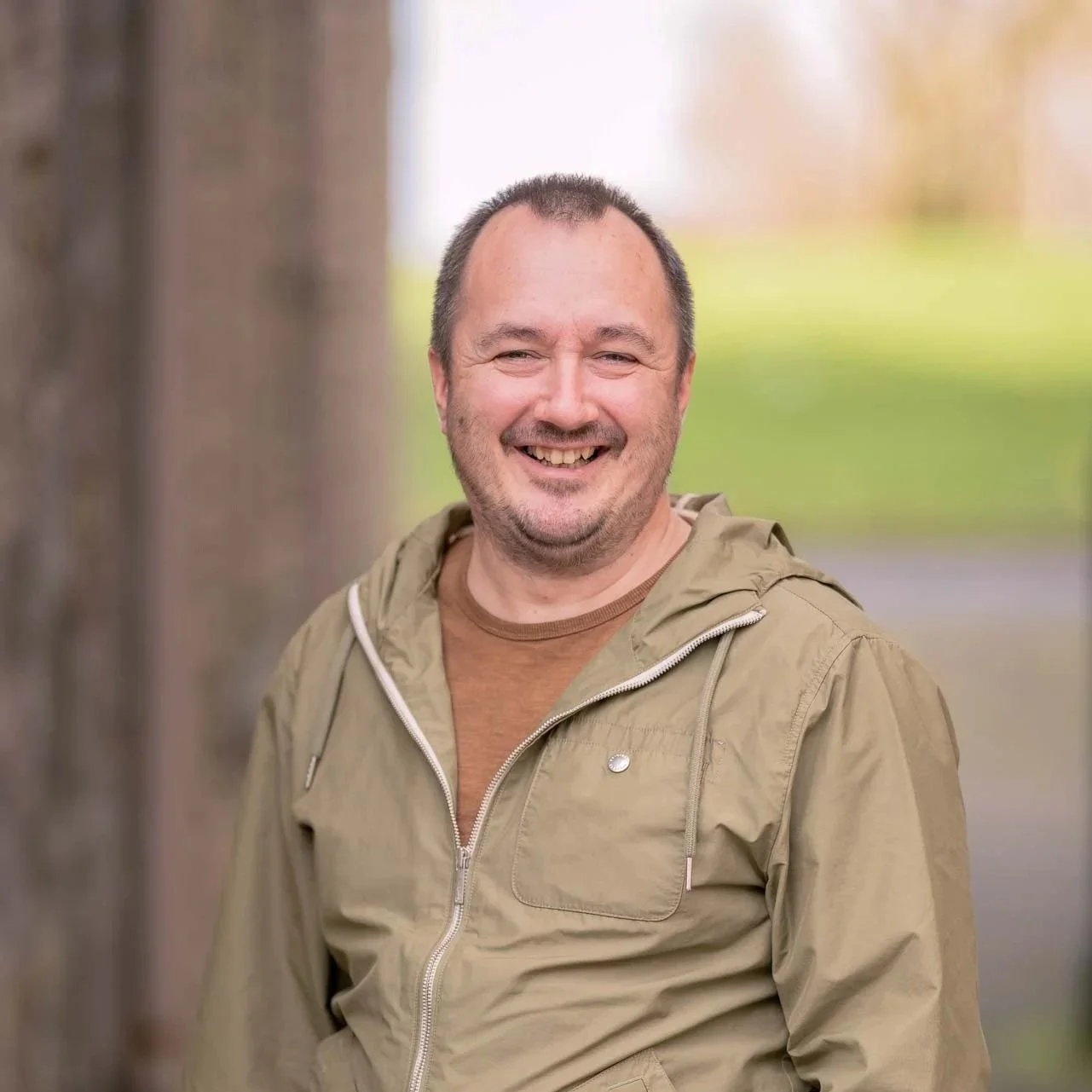 David Hamill smiling